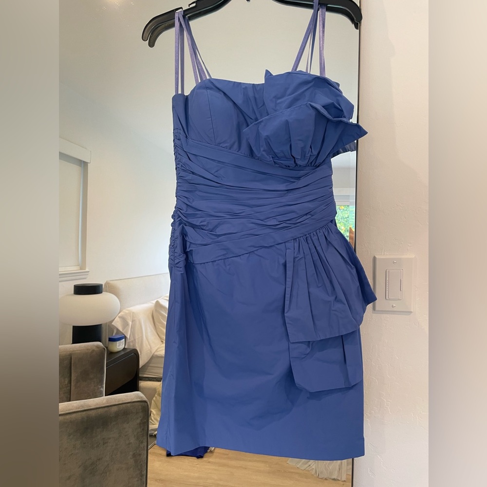 Max & Cleo Blue dress with a big bow